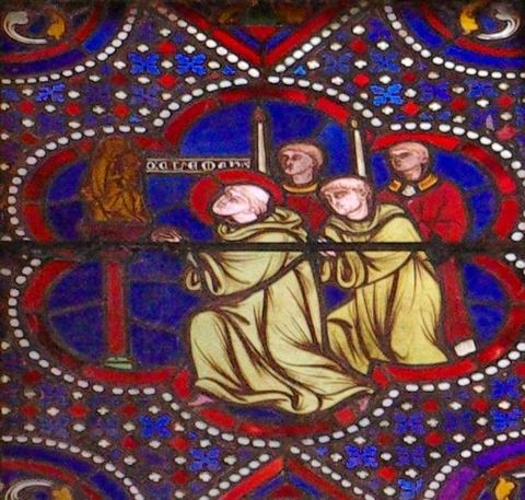 Saint Bernard chante le grand Salve Regina de Cîteaux